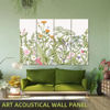 Picture of Tutmyrea Art Acoustic Panels Soundproof Wall Panels,48X32Inches Sound Absorbing Panels, 8 Pack Acoustical Wall Panel, Decorative Sound Absorbing Panels for Home & Office (Fiber Leaf Garden)