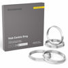 Picture of STANCEMAGIC Hubcentric Rings (Pack of 4) - 64.1mm ID to 72.6mm OD - Silver Aluminum Hubrings - Only Fits 64.1mm Vehicle Hub and 72.6mm Wheel Centerbore - Compatible with Honda Acura