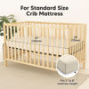 Picture of 2-Pack Waterproof Crib Sheets for Boys, Girls - Viscose Derived from Bamboo Crib Sheets Neutral, Crib Mattress Protector Sheet, Soft Toddler Bed Sheets, Fitted Baby Crib Sheets Girl, Boy (Ecru)