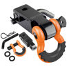 Picture of AUTOBOTS Tow Hitch Receiver 2", 45,000 Lbs Break Strength Heavy Duty Receiver with 5/8" Screw Pin, 3/4 Shackle, Towing Accessories for Vehicle Recovery Off-Road Orange&Black