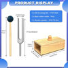 Picture of TENFLY 432 Hz Tuning Fork Paired with Elegant Wooden Resonator for Ultimate Meditation Experience