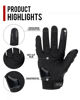 Picture of IRON JIA'S Motorcycle Gloves for Men and Women - Motorbike Powersports Racing Gloves with Hard Knuckle Touchscreen for BMX ATV MTB Riding