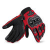 Picture of IRON JIA'S Motorcycle Gloves Motorbike Red Short Sports Leather Summer for Touch-Screen