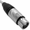 Picture of Seismic Audio - SATRXL-F25White - 25 Foot White XLR Female to 1/4 Inch TRS Patch Cables- 25' Professional Audio Balanced XLR-F to 1/4" Patch Cord
