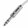 Picture of Seismic Audio - SATRXL-F25White - 25 Foot White XLR Female to 1/4 Inch TRS Patch Cables- 25' Professional Audio Balanced XLR-F to 1/4" Patch Cord