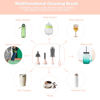 Picture of WHNL Electric Baby Bottle Brush Set with Rechargeable Electric Bottle Brush Cleaner and Replaceable Silicone Bottle Brushes and Straw Brush Cleaner, Waterproof Multi-Purpose Cleaning Brush(Pink)