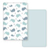 Picture of GRSSDER Stretchy Ultra Soft Jersey Knit Fitted Pack n Play Sheets Set 2 Pack, Portable/Mini Cribs Playards Sheets, Universal Fitted Pack and Play Mattress Sheets, Lovely Whale for Girls and Boys