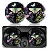 Picture of Car Coasters for Cup Holders，Car Cup Holder Coasters, 2 Pack Cup Holder Coasters for Car, Anti Slip Rubber Car Cup Mat with A Finger Notch, Cute Car Interior Accessories for Women Men 2.75" Butterfly