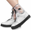 Picture of Rain Shoe Covers | Waterproof Shoe Covers for Men Women | Reusable Galoshes Overshoes (Clear/Black, 4X-Large)