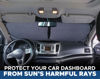 Picture of Autovir Truck Sun Shade for Windshield | Front Truck Window Shade for Maximum UV Rays and Sun Heat Protection | Truck Interior Accessory for Cooler Interior | X-Large (69" x 35")