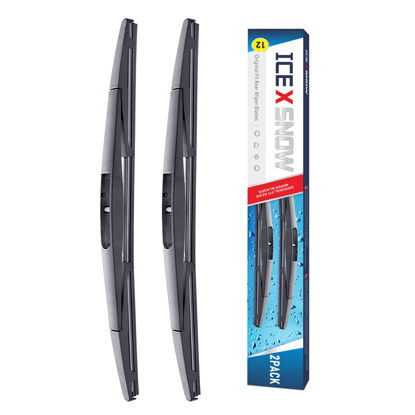 Picture of 12" Rear Windshield Wiper Blades Replacement for Honda CR-V 22-17 Element 11-03,Outlander 20-07,Crosstrek 22-16,Armada 22-05,Murano 21-09 Back Wiper Blades-12B （Pack of 2）