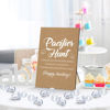 Picture of Thyle 51 Pcs Pacifier Hunt Baby Shower Games Include Pacifier Hunt Sign and 50 Acrylic Pacifiers for Baby Shower Game Decoration Gift Sets Gender Reveal Party Decor(Kraft)
