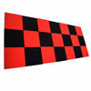 Picture of 24 Pack Black red 1" x 12" x 12" Acoustic Wedge Studio Foam Sound Absorption Wall Panels