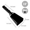 Picture of Cowbells 2pcs,Steel Cow Bell 8 inch with Handle,Cheering Hand Bell for Sports Events,Football Games,Party,Farm,Hand Chimes Musical Instruments (8 inch, Black)