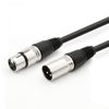 Picture of DREMAKE 33FT XLR to Speaker Cable Patch Cord XLR Cable 3Pin XLR Male to XLR Female Balanced Cable for Microphone, DJ, Pro, Live Sound & Performance - Black