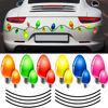 Picture of Blulu 20 Pcs Luminous Christmas Car Magnets Set, Xmas Holiday Lights Bulb Magnet Set for Xmas Holiday Winter Party Car Garage Refrigerator Decal with Magnet Wire