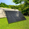 Picture of Dulepax RV Awning Shade Screen with Zipper 8'X18'3'' -Second Generation RV Awning Screen Significantly Improves Shadew and Privacy.Universal RV Awning Sun Shade Screen with Complete Kits