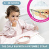 Picture of BIBaDO - Long Sleeve Baby Bibs - Babies & Toddlers 6-36 Months - Coverall Baby Led Weaning Bib - Easy Wipe, Soft & Waterproof