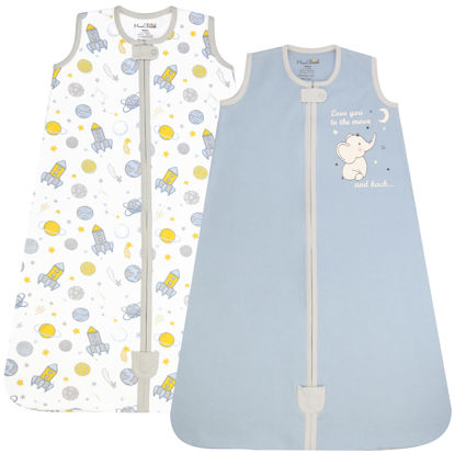 Picture of Mama Cheetah Baby Sleep Sack 0.5 TOG, Organic Cotton Baby Wearable Blanket with Two-Way Zipper, Swaddle Transition Baby Sleeping Bag for Newborn Infant Toddler Boy Girl, 12-18 Months
