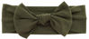 Picture of BABYGIZ Baby Girl Headbands-Infant,Toddler Cotton Handmade Hairbands with Bows Child Hair Accessories (Khaki Green)