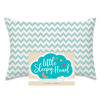 Picture of Little Sleepy Head Toddler Pillowcase, 100% Cotton & Hypoallergenic Pillow Case for Toddler Pillow, Snug Fit Envelope Pillowcase, 13x18 Pillowcase, Pilllow Sold Separately (Chevron Teal)
