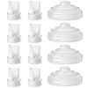 Picture of TOVVILD 8PCS Duckbill Valves 4PCS Silicone Diaphragm Compatible with Momcozy M5 Breast Pump, Replacement Pump Parts Accessories Compatible for M5 Momcozy,12PCS