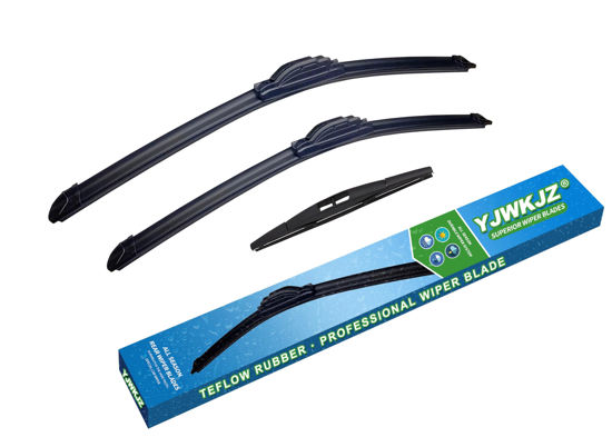 Picture of 28"+14"+14" Inch All Season Wiper Blades Replacement for Honda Fit 2009-2015 2016 2017 2018 2019 2020 Windshield Wiper Blades (Pack of 3)