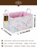 Picture of HUNRUNG Rectangle Storage Basket Cute Canvas Organizer Bin for Pet/Children Toys, Books, Clothes Perfect for Rooms/Playroom(REC-thick-Unicorn XL)