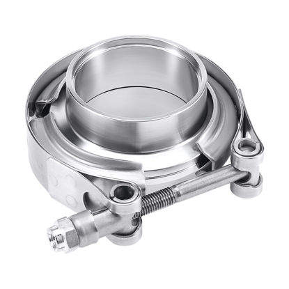 Picture of EVIL ENERGY 1.5 Inch V Band Clamp with Flange Male Female 304 Stainless Steel 1PC