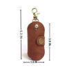 Picture of Upgraded Version of Simple Multifunctional Leather Key Organizer Door Key Car Key Case Handcrafted Key Holder with Keyring