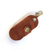 Picture of Upgraded Version of Simple Multifunctional Leather Key Organizer Door Key Car Key Case Handcrafted Key Holder with Keyring