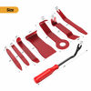 Picture of GOOACC 8PCS Auto Trim Scratch Removal Tool Car Audio Dash Panel Window Molding Fastener Remover Tool Kit-Red
