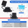 Picture of 6 Pack Inline Fuse Holder 12V, Upgraded 12 AWG Waterproof Fuse Holder with 66 Pcs Standard Car Fuses (2A/3A/5A/7.5A/10A/15A/20A/25A/30A/35A/40A), YNZDRWA in Line Fuse Holders 12v for Marine Auto