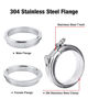 Picture of EVIL ENERGY 5.0 Inch V Band Clamp with Flange Male Female 304 Stainless Steel 1PC