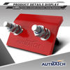 Picture of AUTMATCH Hitch Tightener Anti-Rattle Clamp, Heavy Duty Hitch Stabilizer for 1.25" and 2" Trailer Hitches, Rubber Isolator and Anti-Rust Double Coating Protective, Black & Red