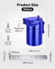 Picture of EVIL ENERGY Baffled Oil Catch Can,Oil Separator Catch Can 300ml Universal Aluminum Blue