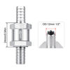 Picture of EVIL ENERGY 1/2" Fuel Check Valve One Way Inline Non Return Diesel Gasoline Silver(12mm OD,2PCS)