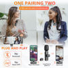 Picture of Wireless Microphone for iPhone, Android Phone, Laptop, CDMVAB 2 Pack Lavalier Microphone for Video Recording, Mini Mics with Noise Reduction for Podcast YouTube TikTok Vlog