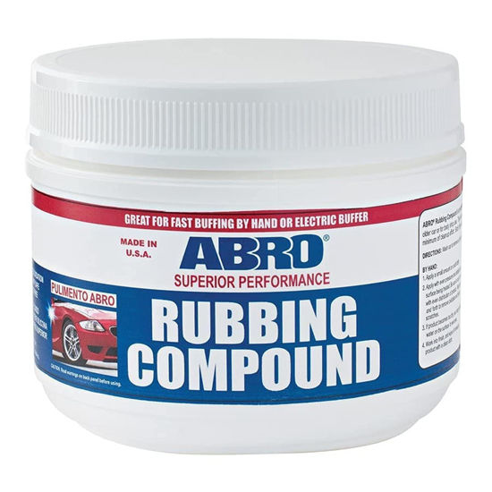 Picture of ABRO Superior Performance Rubbing Compound, Professional-Grade Formula, Car Scratch Remover for Vehicles & Oxidation Removal, Safe on All Cars Paint Finishes, Long-Lasting Wax & Finish Repair - 32 oz