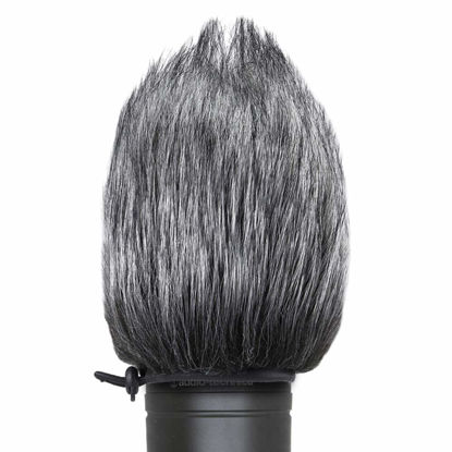 Picture of AT2020 Pop Filter Windscreen - Furry Windscreen/Fur Foam Wind Cover for Audio Technica Microphone AT2020+ AT2035 AT4040 by YOUSHARES