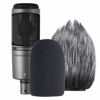 Picture of AT2020 Pop Filter Windscreen - Furry Windscreen/Fur Foam Wind Cover for Audio Technica Microphone AT2020+ AT2035 AT4040 by YOUSHARES