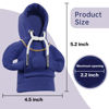 Picture of Car Shift Knob Hoodie, Funny Gear Shift Knob Shirt Sweater, Winter Warm Shift Knob Cover Sweater Shirt, Automotive Interior Novelty Accessories Decorations, Universal Fit Knob Cover Gift (Blue)