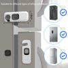 Picture of 2Pack Child Proof Refrigerator Lock,Fridge Locks for Kids with Sticky Adhesive Pads,Baby Safety Locks for Fridges, Cabinets, Drawers, Double Doors and More (2 Pack)