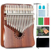 Picture of AARVI Kalimba Thumb Piano 17 Keys, Portable Mbira Finger Piano Gifts for Kids and Adults Beginners (brown)