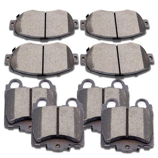 Picture of SCITOO Ceramic Front Rear Disc Brake Pad Set fit for 1998-2005 for Lexus GS300, 1998-2000 for Lexus GS400, 2001-2005 for Lexus GS430, 2001-2005 for Lexus IS300, 2002-2010 for Lexus SC430