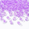 Picture of XINHUIDALSQ 150 Mini Acrylic Pacifiers for Baby Shower Girl Game, 0.86 Inch Bulk Chupones para Gender Reveal Party Favors Table Decoration (Purple)