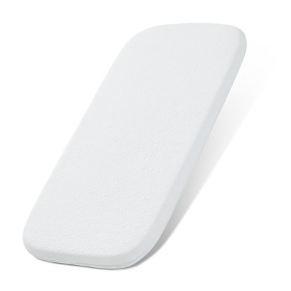 Picture of NeoBorn Baby Bassinet Mattress Pad, 32" x 18" Dual Sided Comfort Gel Memory Foam Mattress with Removable Breathable Soft Tencel Cover Fit for RONBEI/Ingenuity/Cuddor Baby Bassinet