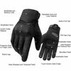 Picture of INBIKE Breathable Mesh Motorcycle Gloves Touchscreen with TPR Palm Pad Hard Knuckles Black Large