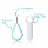 Picture of Frida Baby Easy Grip Nail Scissors | Grooming Essentials Safe for Infant Newborn Toddler Nails