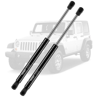Picture of Vepagoo 6678 Rear Window Glass Struts for 2011-2017 Jeep Wrangler, Gas Shock for Base Sport Utility 2-Door Rear Window Glass-with Factory Top,Lift Support 96678, 350388, 68068261AA, 6806 8261AA